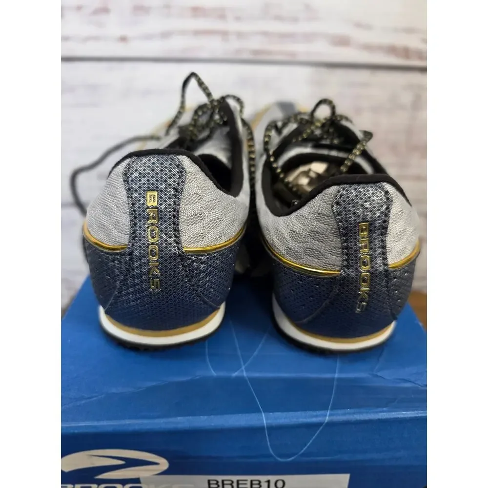 Brooks Nerve LD Grey unisex Track Spikes Size 8